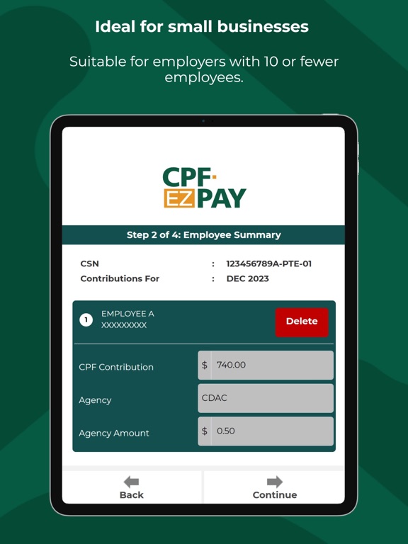 Screenshot #6 pour CPF EZPay Mobile