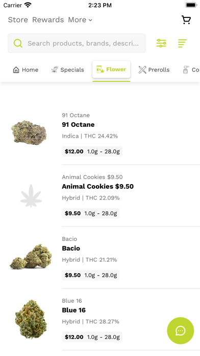 Western Oregon Dispensary Screenshot