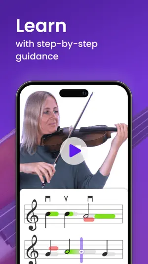 Learn & Play Violin - tonestro screenshot 2