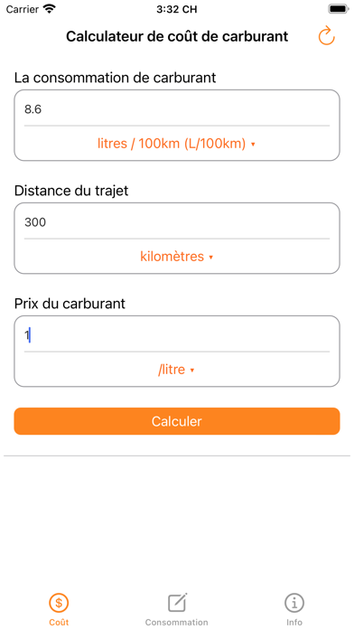 Télécharger Calcul Consommation Essence pour iPhone / iPad sur l'App Store  (Utilitaires)