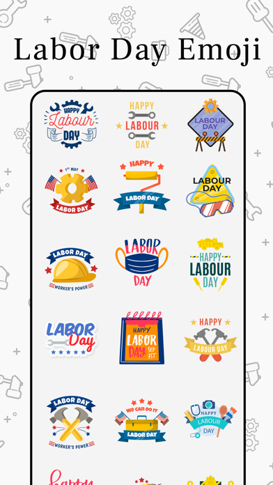 Labor Day EMojis! Screenshot