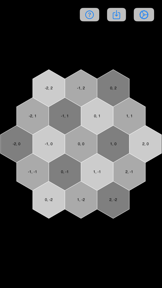 #1. Hexagon Grid Generator (iOS) 由: Martin Grider