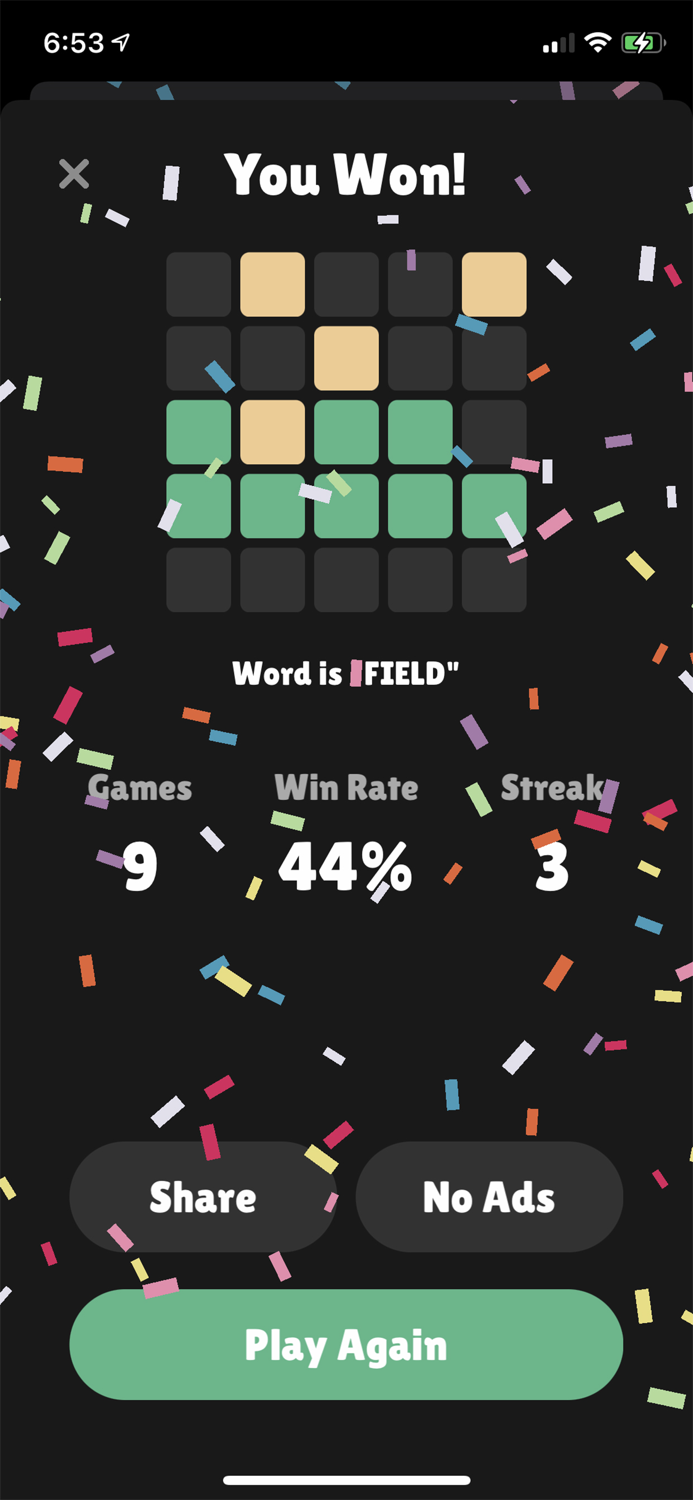 FiveFive - Word Guessing Game