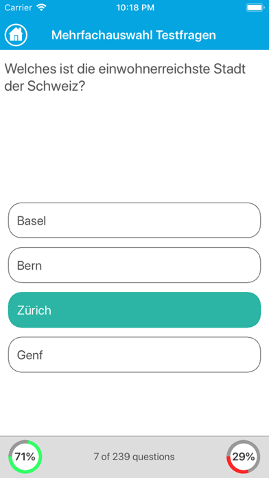 Screenshot #2 pour Geographie Europas Quiz
