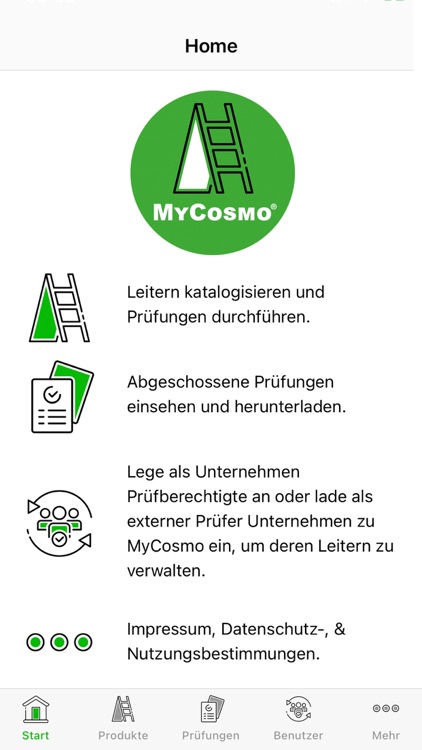 MyCosmo Leiterprüfer