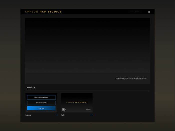 Amazon MGM Studios Awards