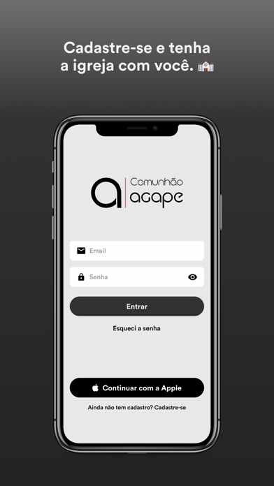 Igreja da Comunhão Ágape Screenshot