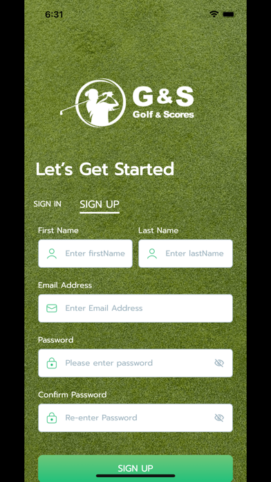 Golf&Scores Screenshot