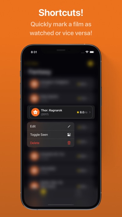 Film Buff - Journal & Tracker Screenshot