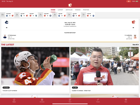 Calgary Flames App screenshot 8