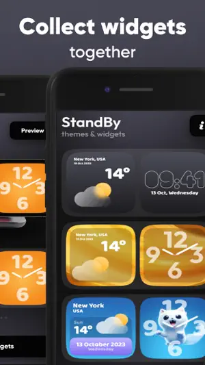 StandBy 17: Themes, Widgets #1 screenshot 3