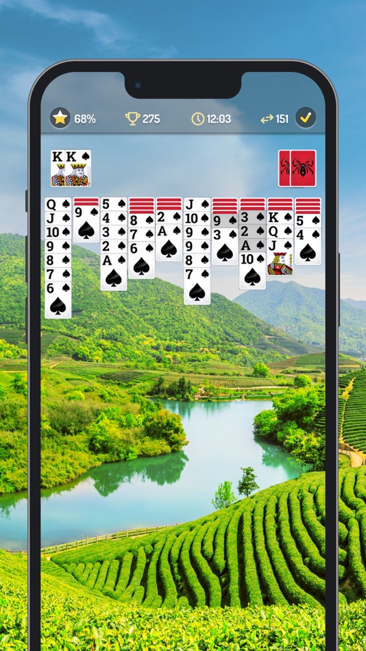 #5. Spider Solitaire #1 Card Game (iOS) 由: Playvalve S.L.