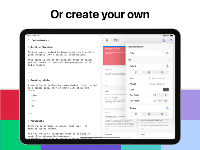 Deckset: Your Notes to Slides Screenshot