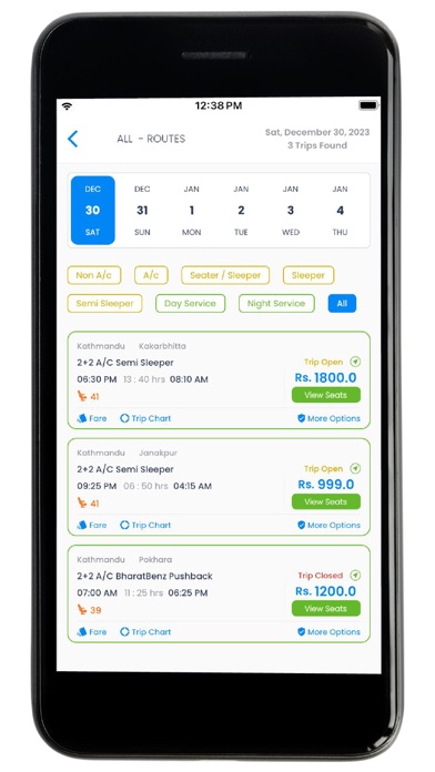 Screenshot 2 of BuckBus Plus App