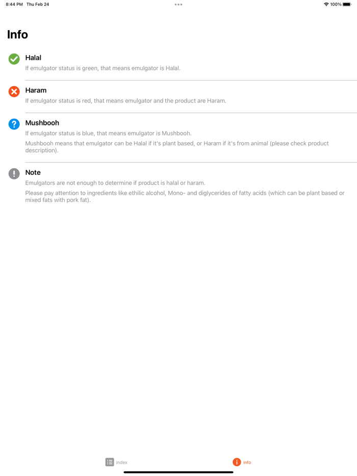 eCheck - Emulgator Checker
