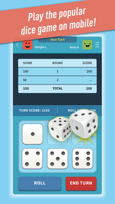 Farkle Friends! Dice Game Screenshot