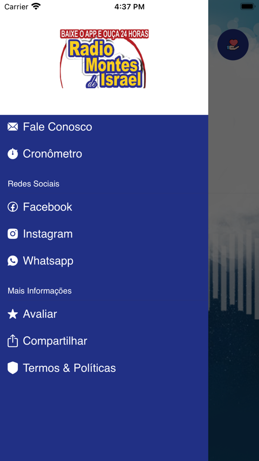 #2. Montes de Israel Radio Web (iOS) 由: IGREJA PENTECOSTAL AOS MONTES DE ISRAEL