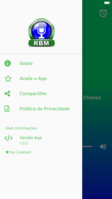 Rádio Brasil Missionário Screenshot