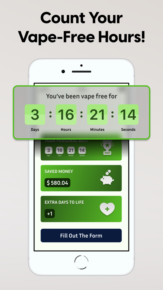 #2. Quit Vaping: Stop Vape Tracker (iOS) 由: Ershat Ershatev