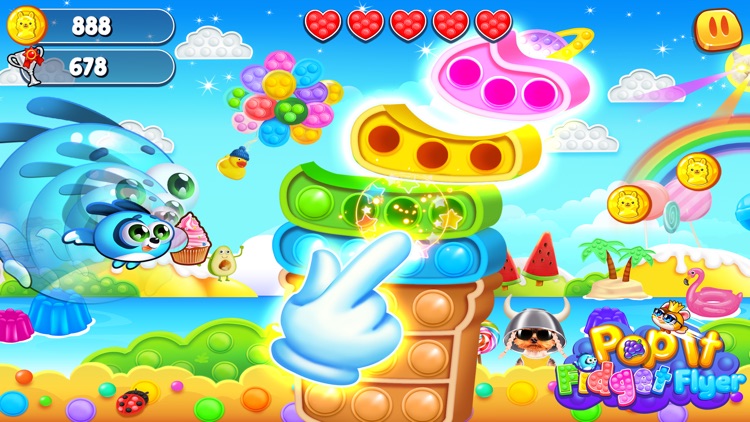 Pop It Fidget Flyer 3D Toys screenshot-3