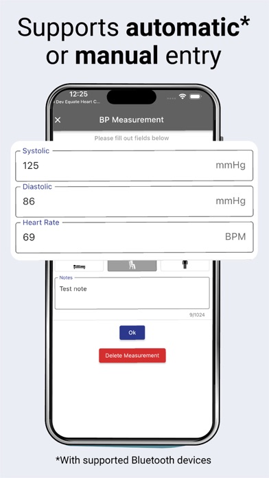 Equate Heart Chart Screenshot