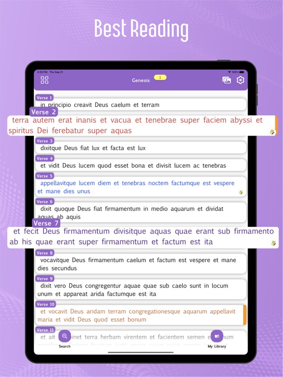 Screenshot #5 pour Latin Bible Reading Plans