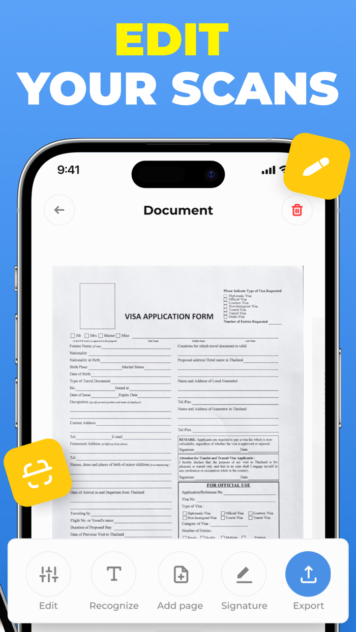 the pdf scanner аpр