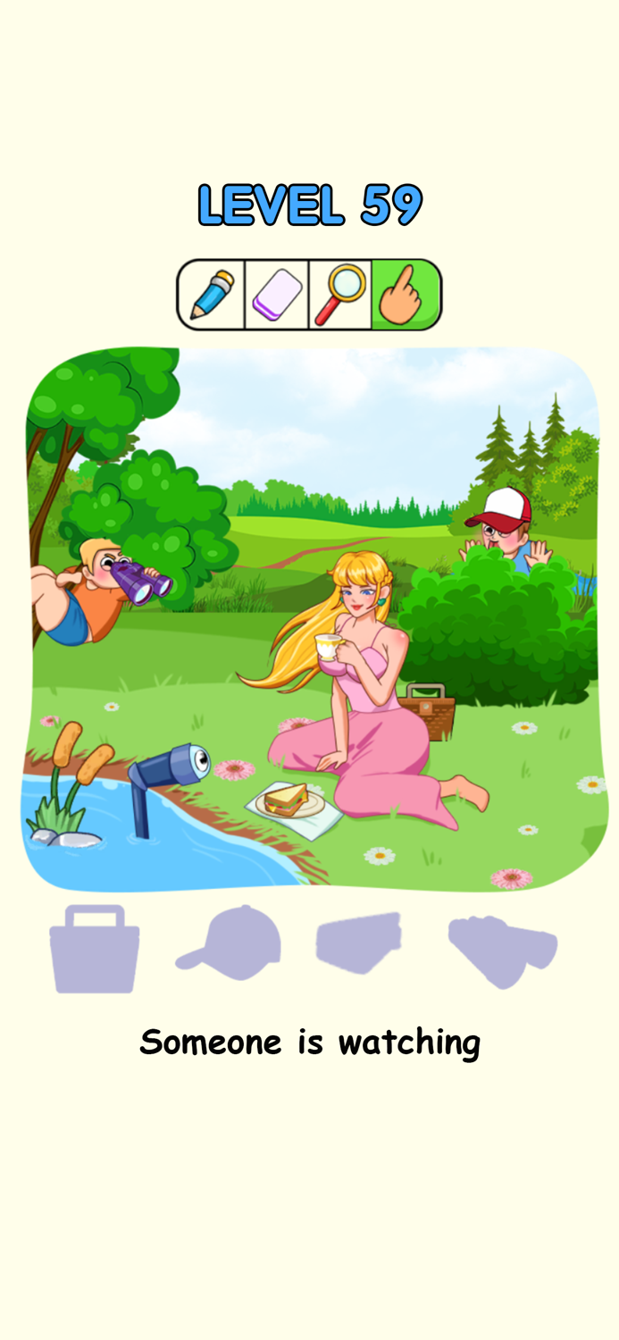 Naughty Puzzle Brain Out Test