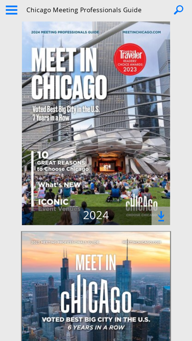 Chicago Meeting Planners Guide Screenshot