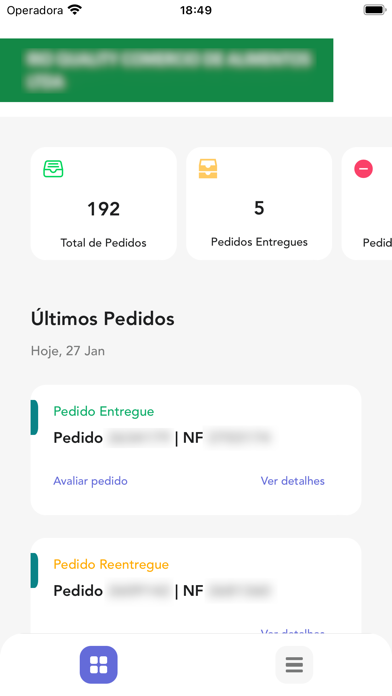 Cadê meu pedido Screenshot