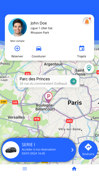 Autopartage TF1 Screenshot