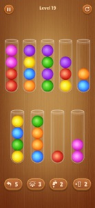 Color Ball Sort Wooden Puzzle screenshot #4 for iPhone