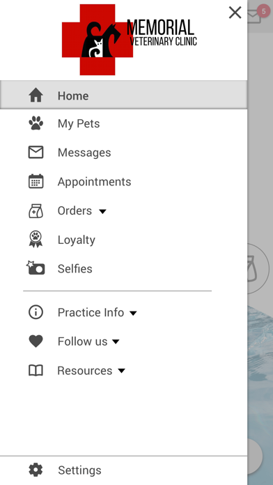 Memorial Veterinary Clinic Screenshot