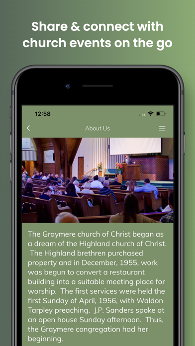 Graymere Church of Christ Screenshot