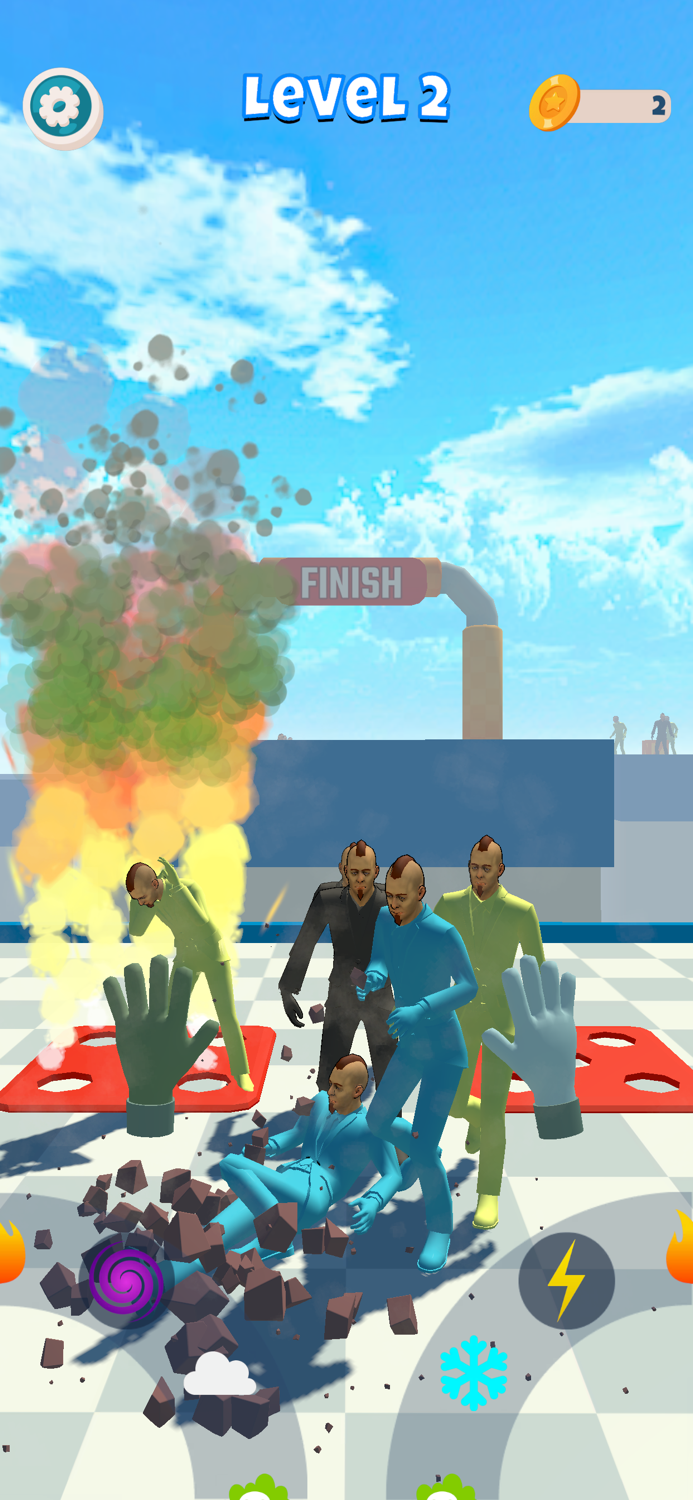 Element war 3D - Magic Hands