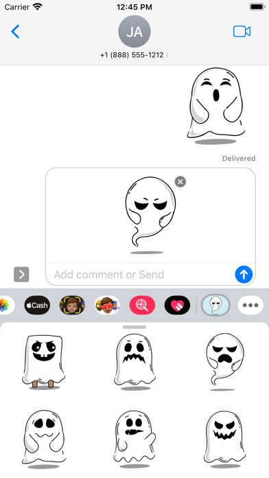 Spirit Ghost Stickers Screenshot