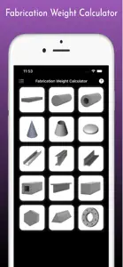 Fabrication Weight Calculator screenshot #4 for iPhone