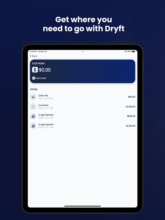 Dryft Rider iPad screenshot 6 - Travel app