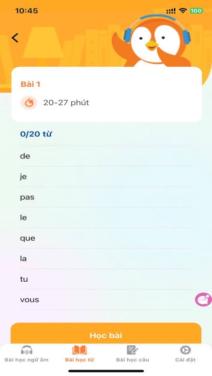 Học Tiếng Pháp PNE screenshot-5