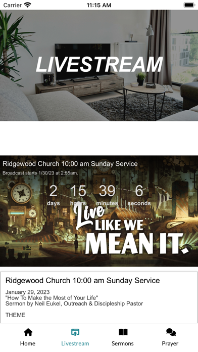 Ridgewood Church Screenshot