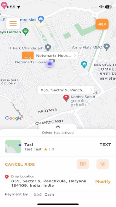 ALFA Cabs Screenshot