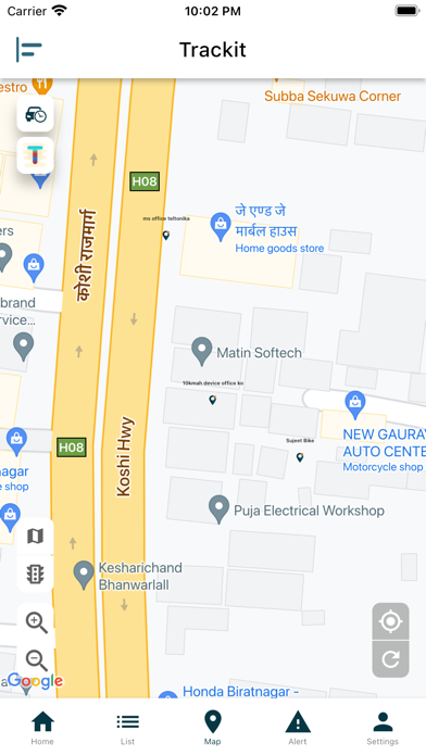 Trackit Nepal Screenshot