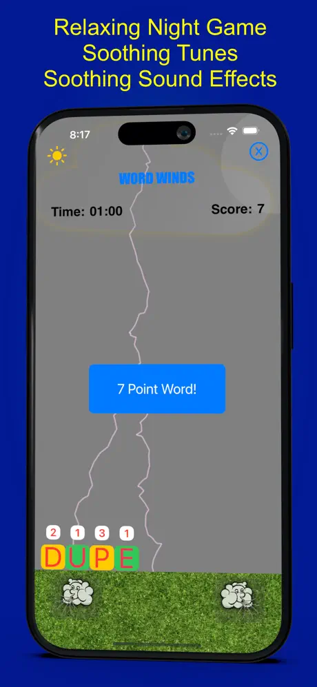 App screenshot for Word Winds: Relaxing Word Game