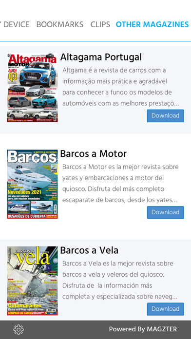 Altagama revista Screenshot