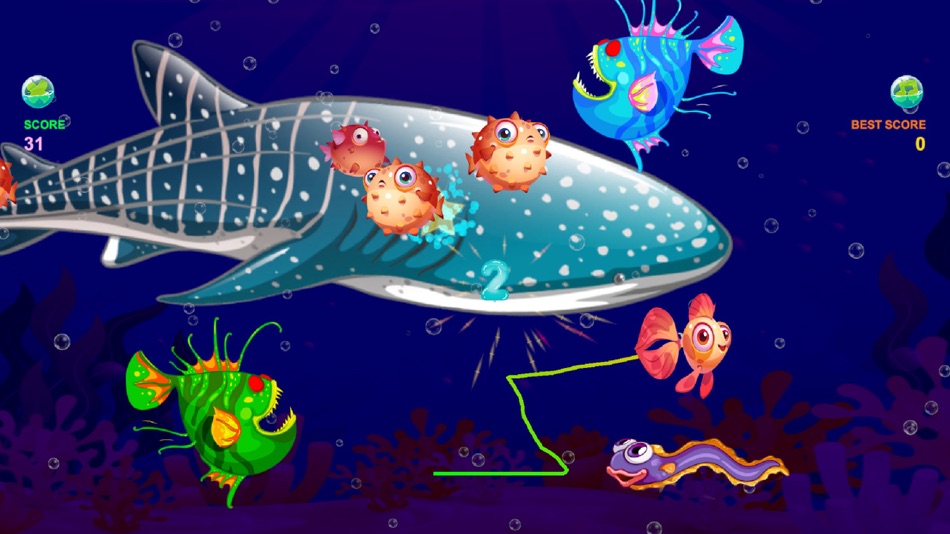 #1. Goldfish Draw To Run (iOS) 由: Dinh Bac Ai