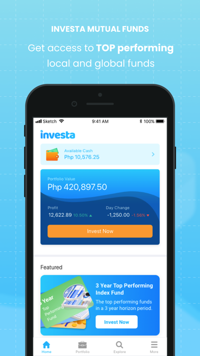 InvestaFunds Screenshot