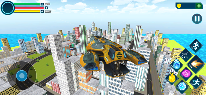 Amazing Flying Rope Hero 3D