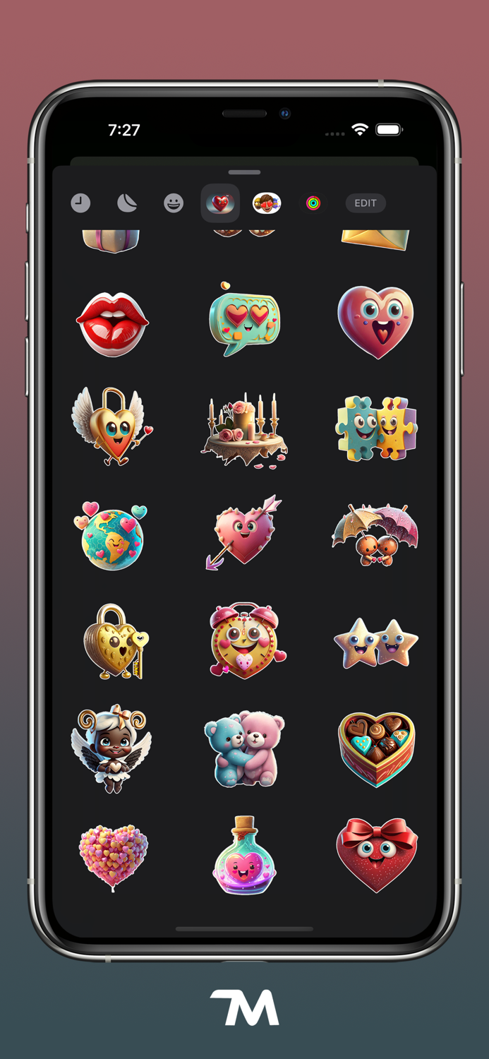 Saint Valentine Stickers