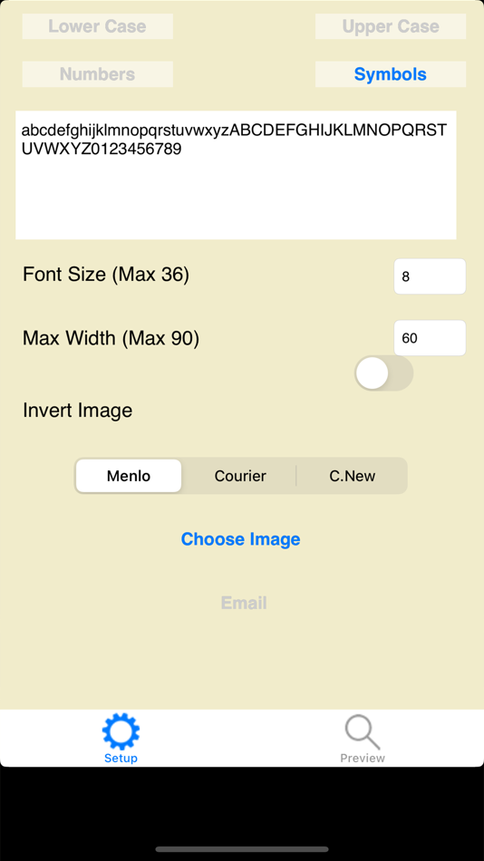 #3. ASCII Art (iOS) Podle: Nuclear Nova Software