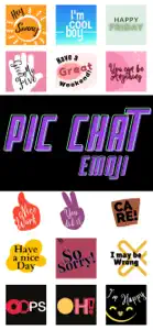 Pic Chat Emoji screenshot #1 for iPhone